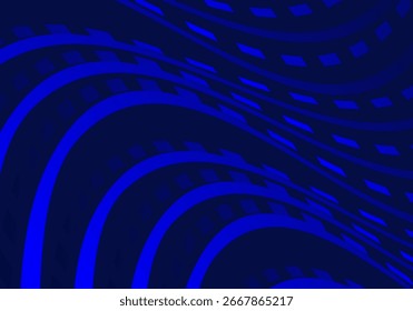 Design de fundo premium com motivo de luxo azul escuro. Modelo horizontal vetorial, para banners de negócios digitais lux, convites formais contemporâneos, vales de luxo, vales de presente, etc.	
