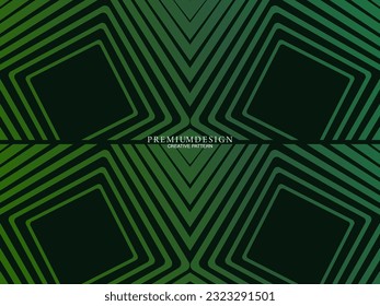 Diseño de fondo de primera calidad con motivos de color verde oscuro y elementos geométricos de lujo. Diseño exclusivo de fondo de pantalla para carteles, folletos, presentaciones, sitios web, etc.
