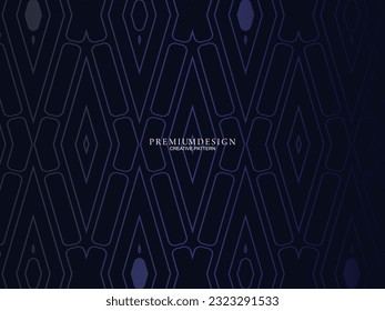 Diseño de fondo de primera calidad con motivos de color verde oscuro y elementos geométricos de lujo. Diseño exclusivo de fondo de pantalla para carteles, folletos, presentaciones, sitios web, etc.