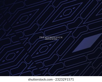 Diseño de fondo de primera calidad con motivos de color verde oscuro y elementos geométricos de lujo. Diseño exclusivo de fondo de pantalla para carteles, folletos, presentaciones, sitios web, etc.