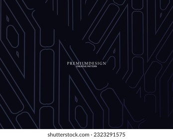Diseño de fondo de primera calidad con motivos de color verde oscuro y elementos geométricos de lujo. Diseño exclusivo de fondo de pantalla para carteles, folletos, presentaciones, sitios web, etc.