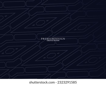 Premium background design with dark green motif luxury geometric elements. Exclusive wallpaper design for posters, flyers, presentations, websites, etc.