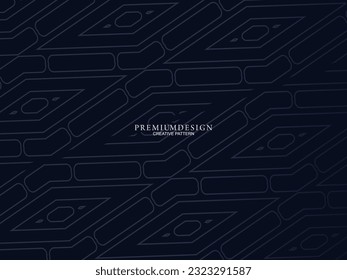 Premium background design with dark green motif luxury geometric elements. Exclusive wallpaper design for posters, flyers, presentations, websites, etc.