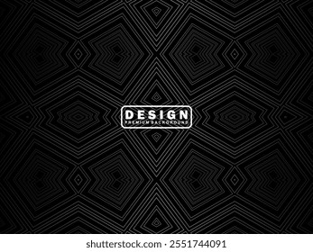 Premium background design with diagonal black stripes pattern. Vector horizontal template, for digital luxury business banner, contemporary formal invitation, luxury voucher, gift certificate, etc.