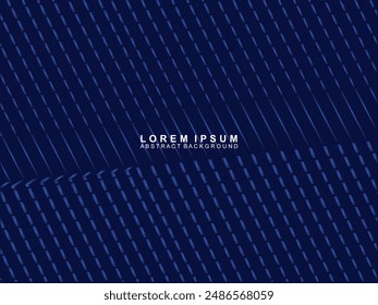 Premium background design with diagonal blue stripes pattern. Modern vector horizontal template, for banner, ,digital luxury business, contemporary formal invitation, voucher, gift certificate, etc.