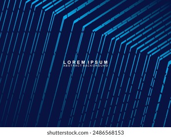 Premium background design with diagonal blue stripes pattern. Modern vector horizontal template, for banner, ,digital luxury business, contemporary formal invitation, voucher, gift certificate, etc.