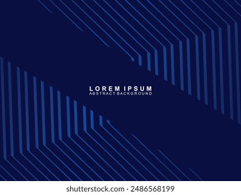 Premium background design with diagonal blue stripes pattern. Modern vector horizontal template, for banner, ,digital luxury business, contemporary formal invitation, voucher, gift certificate, etc.