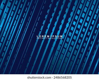 Premium background design with diagonal blue stripes pattern. Modern vector horizontal template, for banner, ,digital luxury business, contemporary formal invitation, voucher, gift certificate, etc.