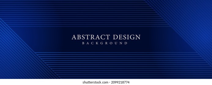 Premium background design with diagonal dark blue stripes pattern. Vector horizontal template for lux digital, elegant, corporate, digital, wave, formal, minimal, smart business banner.