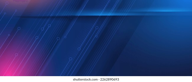 Premium background design with diagonal dark blue line pattern. Vector horizontal template for digital lux business banner