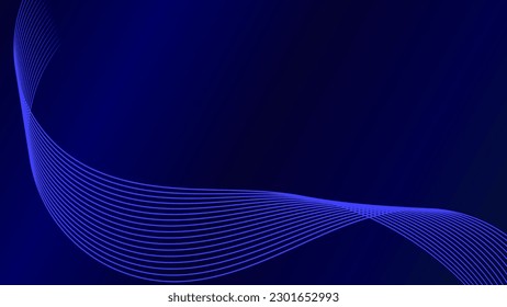 Premium background design with diagonal dark blue line pattern. Vector horizontal template for digital lux business banner, contemporary formal invitation, luxury voucher, prestigious gift certificate