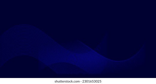 Premium background design with diagonal dark blue line pattern. Vector horizontal template for digital lux business banner, contemporary formal invitation, luxury voucher, prestigious gift certificate