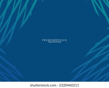 Diseño de fondo premium con patrón diagonal de banda azul oscuro. perfecto para vectores horizontales para banners digitales lux business, invitaciones, vales, certificados de regalo, etc.