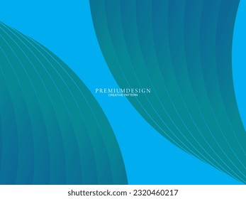 Premium-Hintergrund-Design mit diagonal dunkelblauem Streifen Muster. ideal für horizontale Vektorgrafiken für digitale Lux-Business-Banner, Einladungen, Gutscheine, Geschenkgutscheine usw.