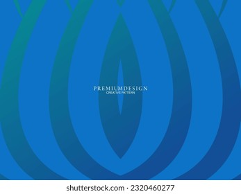 Diseño de fondo premium con patrón diagonal de banda azul oscuro. perfecto para vectores horizontales para banners digitales lux business, invitaciones, vales, certificados de regalo, etc.