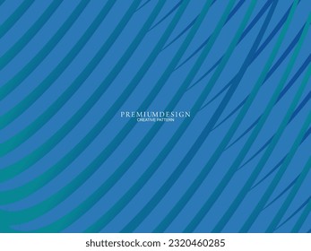 Diseño de fondo premium con patrón diagonal de banda azul oscuro. perfecto para vectores horizontales para banners digitales lux business, invitaciones, vales, certificados de regalo, etc.