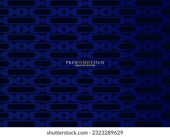 Premium background design with diagonal dark blue stripe pattern. Vector horizontal template for digital lux business banner, contemporary formal invitation, luxury voucher, prestigious gift certifica