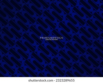 Premium background design with diagonal dark blue stripe pattern. Vector horizontal template for digital lux business banner, contemporary formal invitation, luxury voucher, prestigious gift certifica