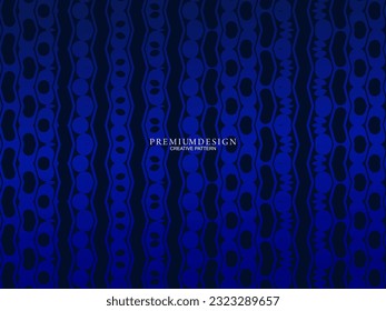 Premium background design with diagonal dark blue stripe pattern. Vector horizontal template for digital lux business banner, contemporary formal invitation, luxury voucher, prestigious gift certifica