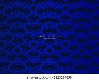 Premium background design with diagonal dark blue stripe pattern. Vector horizontal template for digital lux business banner, contemporary formal invitation, luxury voucher, prestigious gift certifica