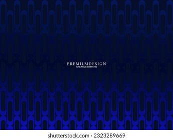 Premium-Hintergrund-Design mit diagonal dunkelblauem Streifen Muster. Horizontale Vektorvorlage für den digitalen Lux-Business-Banner, zeitgemäße formelle Einladung, Luxusgutschein, angesehene Geschenkgutscheine