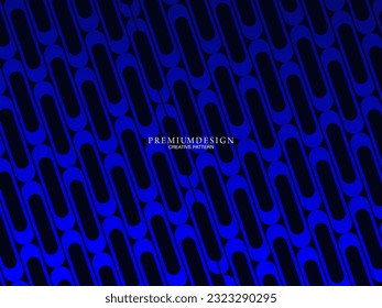 Premium background design with diagonal dark blue stripe pattern. Vector horizontal template for digital lux business banner, contemporary formal invitation, luxury voucher, prestigious gift certifica
