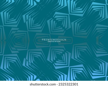 Diseño de fondo premium con patrón diagonal de banda azul oscuro. perfecto para vectores horizontales para banners digitales lux business, invitaciones, vales, certificados de regalo, etc.