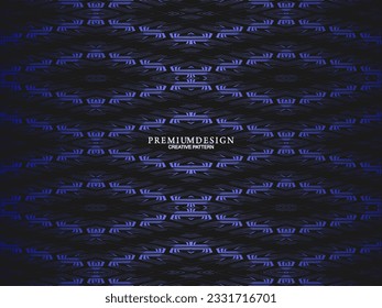 Premium background design with diagonal dark blue stripes pattern. Vector horizontal template for digital lux business banner, contemporary formal invitation, luxury voucher, prestigious gift certific