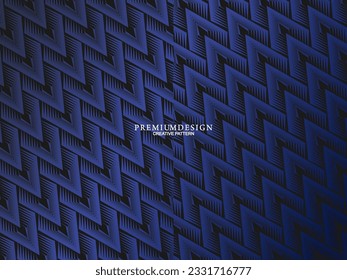 Diseño de fondo premium con rayas azul oscuro diagonal. Plantilla horizontal vectorial para banner digital lux business, invitación formal contemporánea, cupón de lujo, regalo prestigioso certific
