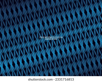 Premium background design with diagonal dark blue stripes pattern. Vector horizontal template for digital lux business banner, contemporary formal invitation, luxury voucher, prestigious gift certific