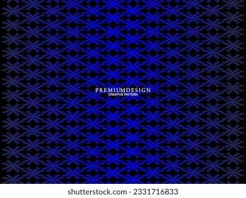 Premium background design with diagonal dark blue stripes pattern. Vector horizontal template for digital lux business banner, contemporary formal invitation, luxury voucher, prestigious gift certific