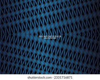 Diseño de fondo premium con rayas azul oscuro diagonal. Plantilla horizontal vectorial para banner digital lux business, invitación formal contemporánea, cupón de lujo, regalo prestigioso certific