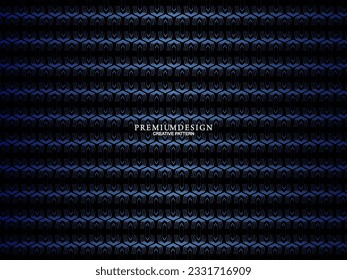 Premium background design with diagonal dark blue stripes pattern. Vector horizontal template for digital lux business banner, contemporary formal invitation, luxury voucher, prestigious gift certific