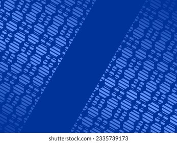 Premium background design with diagonal dark blue stripes pattern. Vector horizontal template for digital lux business banner, contemporary formal invitation, luxury voucher, prestigious gift certific