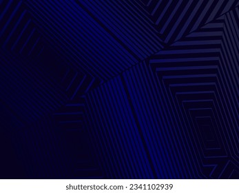 Premium background design with diagonal dark blue stripes pattern. Vector horizontal template for digital lux business banner, contemporary formal invitation, luxury voucher, prestigious gift certific