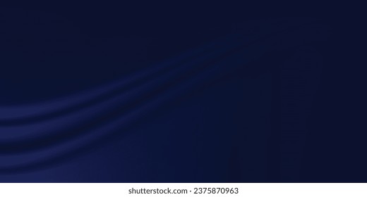 Premium-Hintergrund-Design mit diagonal dunkelblauen und goldenen Linienmuster. Horizontale Vektorvorlage für digitales Lux-Geschäftsbanner, formelle Einladung,