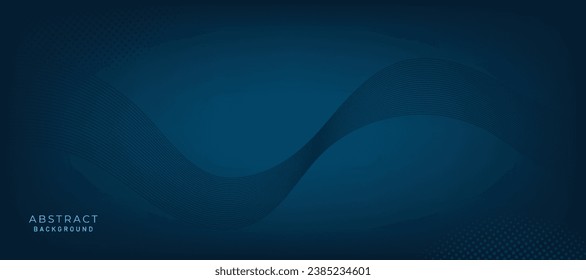 Premium background design with diagonal dark blue line pattern. Vector horizontal template for digital lux business banner, contemporary formal invitation, luxury voucher.