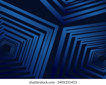 Premium background design with diagonal dark blue stripes pattern. Vector horizontal template for digital lux business banner, contemporary formal invitation, luxury voucher, prestigious gift certific