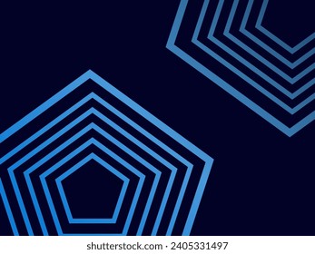 Premium background design with diagonal dark blue stripes pattern. Vector horizontal template for digital lux business banner, contemporary formal invitation, luxury voucher, prestigious gift certific