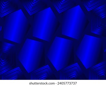 Diseño de fondo premium con rayas azul oscuro diagonal. Plantilla horizontal vectorial para banner digital lux business, invitación formal contemporánea, cupón de lujo, regalo prestigioso certific