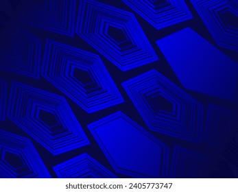 Premium background design with diagonal dark blue stripes pattern. Vector horizontal template for digital lux business banner, contemporary formal invitation, luxury voucher, prestigious gift certific