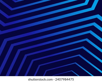 Premium-Hintergrund-Design mit diagonal dunkelblauen Streifen Muster. Vektorhorizontales Template für Digital Lux Business Banner, zeitgenössische formelle Einladung, Luxusgutschein, Geschenkgutschein.