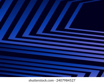 Premium background design with diagonal dark blue stripes pattern. Vector horizontal template for digital lux business banner, contemporary formal invitation, luxury voucher, gift certificate.