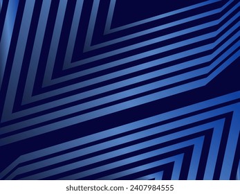 Premium background design with diagonal dark blue stripes pattern. Vector horizontal template for digital lux business banner, contemporary formal invitation, luxury voucher, gift certificate.