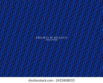 Diseño de fondo premium con patrón de rayas azul oscuro diagonal. perfecto para vector horizontal para banners de negocios digitales lux, invitaciones, vales, certificados de regalo, etc.