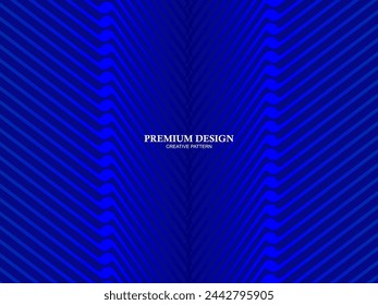 Hochwertiges Hintergrunddesign mit diagonalen dunkelblauen Streifen. Vector horizontale Vorlage für digitales Lux Business Banner, zeitgenössische formelle Einladung, Luxus-Gutschein, prestigeträchtiges Geschenk-Zertifikat