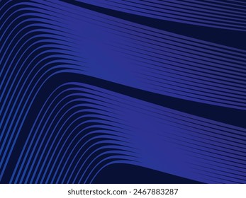 Premium background design with diagonal dark blue stripes pattern. Vector horizontal template for digital lux business banner, contemporary formal invitation, luxury voucher, prestigious gift certific