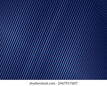 Premium background design with diagonal dark blue stripes pattern. Vector horizontal template for digital lux business banner, contemporary formal invitation, luxury voucher, prestigious gift certific