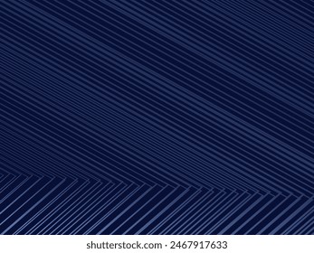 Premium background design with diagonal dark blue stripes pattern. Vector horizontal template for digital lux business banner, contemporary formal invitation, luxury voucher, prestigious gift certific
