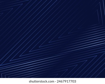 Diseño de fondo de Premium con patrón diagonal de rayas azul oscuro. Plantilla Horizontal de Vector para el Anuncio de negocios digital lux, invitación formal contemporánea, vale de lujo, certific de regalo prestigioso